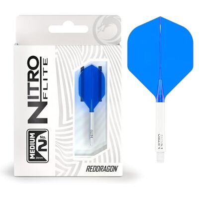 Dragon Darts – Nitro Flite Integrada Sistema de Vuelo y Eje – No.2 Forma y diseño Disponible en Niveles Corto, Intermedio y Medio Variedad de Colores Accesorios de Dardos Profesionales Dragon Darts – Nitro Flite Integrada Sistema de Vuelo y Eje – No.2 Forma y diseño Disponible en Niveles Corto, Intermedio y Medio Variedad de Colores Accesorios de Dardos Profesionales