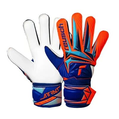 Reusch Guantes de Portero para niños y Adolescentes Agarre Robusto y Ajuste Estable Césped Artificial, Césped Natural y Terreno Duro Attrakt Solid Junior Reusch Guantes de Portero para niños y Adolescentes Agarre Robusto y Ajuste Estable Césped Artificial, Césped Natural y Terreno Duro Attrakt Solid Junior