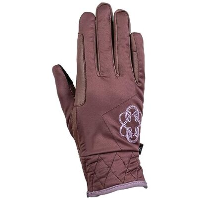 HKM Arctic Bay 2100 Guantes de equitación, Color marrón Oscuro, Talla S HKM Arctic Bay 2100 Guantes de equitación, Color marrón Oscuro, Talla S