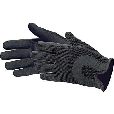 PFIFF Guantes de equitación (piel sintética) negro negro Talla:XXS (Fabricante SSS) PFIFF Guantes de equitación (piel sintética) negro negro Talla:XXS (Fabricante SSS)