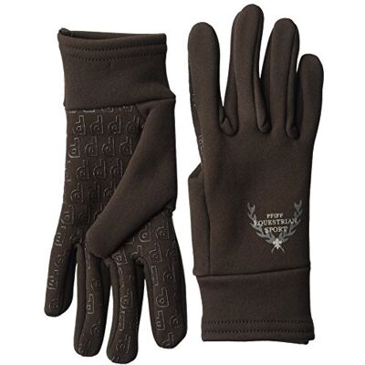 PFIFF 101390 Guantes de equitación para Mujer, para Invierno, 2 Colores, XS-XXL, Otoño-Invierno, Guantes de equitación para Invierno., Mujer, Color marrón, tamaño Small PFIFF 101390 Guantes de equitación para Mujer, para Invierno, 2 Colores, XS-XXL, Otoño-Invierno, Guantes de equitación para Invierno., Mujer, Color marrón, tamaño Small