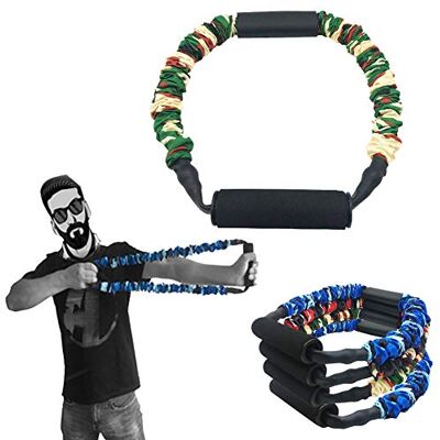 FOSER Banda de Tiro con Arco Abierto Resistencia Entrenador de Brazo Entrenamiento de Fuerza de Arco Tensor de Entrenamiento con Arco de Tiro con Arco (40 Libras) FOSER Banda de Tiro con Arco Abierto Resistencia Entrenador de Brazo Entrenamiento de Fuerza de Arco Tensor de Entrenamiento con Arco de Tiro con Arco (40 Libras)