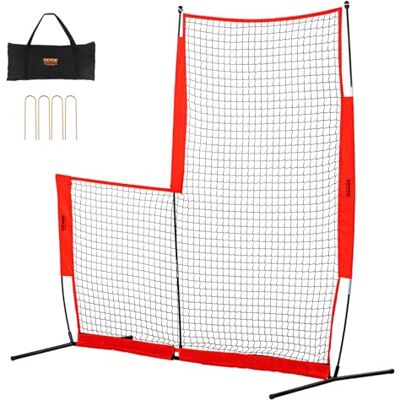VEVOR Pantalla de Béisbol para Jaula de Bateo, Pantalla de Seguridad de Sóftbol de 2400 x 1060 x 2140 mm, Protector Corporal, Pantalla de Bateo Portátil con Bolsa de Transporte y Estacas de Tierra VEVOR Pantalla de Béisbol para Jaula de Bateo, Pantalla de Seguridad de Sóftbol de 2400 x 1060 x 2140 mm, Protector Corporal, Pantalla de Bateo Portátil con Bolsa de Transporte y Estacas de Tierra