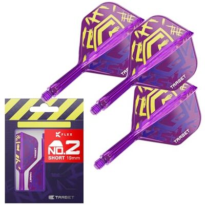 Target Darts Luke Littler Vuelos y Sistema de Varillas K Flex de World Champion, No.2/No.6 Kflex Edición Nuke 2025, All In One, Ejes y Rodamientos Integrados (Paquete de 3) – Corto/Intermedio/Medio Target Darts Luke Littler Vuelos y Sistema de Varillas K Flex de World Champion, No.2/No.6 Kflex Edición Nuke 2025, All In One, Ejes y Rodamientos Integrados (Paquete de 3) – Corto/Intermedio/Medio