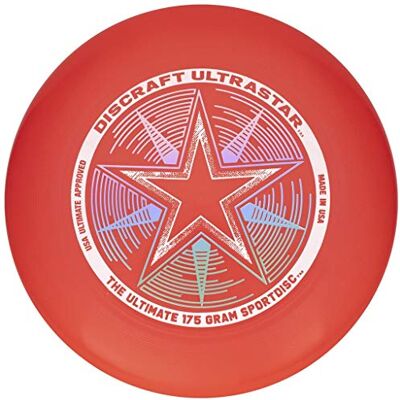 Discraft Ultimate Disc Juventud Unisex, Rojo Brillante, 175 g Discraft Ultimate Disc Juventud Unisex, Rojo Brillante, 175 g