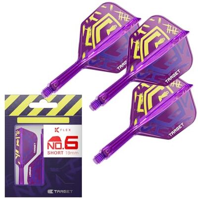Target Darts Luke Littler Vuelos y Sistema de Varillas K Flex de World Champion, No.2/No.6 Kflex Edición Nuke 2025, All In One, Ejes y Rodamientos Integrados (Paquete de 3) – Corto/Intermedio/Medio Target Darts Luke Littler Vuelos y Sistema de Varillas K Flex de World Champion, No.2/No.6 Kflex Edición Nuke 2025, All In One, Ejes y Rodamientos Integrados (Paquete de 3) – Corto/Intermedio/Medio