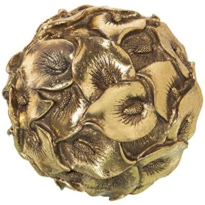 AlexandreHouse BOLA RESINA DORADA °10CM AlexandreHouse BOLA RESINA DORADA °10CM