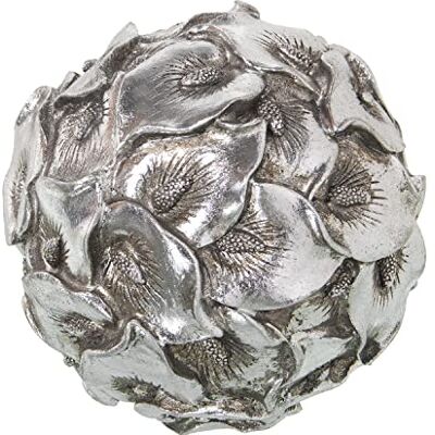 AlexandreHouse BOLA RESINA PLATEADA °10CM AlexandreHouse BOLA RESINA PLATEADA °10CM