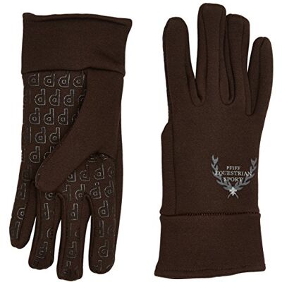 PFIFF 101390 Guantes de hípica para Mujer (Talla XS), Color marrón PFIFF 101390 Guantes de hípica para Mujer (Talla XS), Color marrón