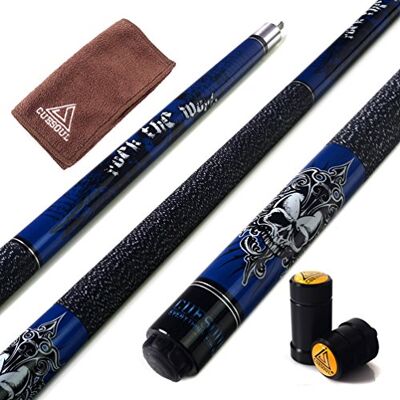 CUESOUL Rockin Series Juego de Tacos de Billar Profesional de 58 Pulgadas, 595.3 g, Mango de Arce norteamericano, Acabado Perlado, virola de Carbono, Bolsa de Envoltura de Lino irlandés, Juego de CUESOUL Rockin Series Juego de Tacos de Billar Profesional de 58 Pulgadas, 595.3 g, Mango de Arce norteamericano, Acabado Perlado, virola de Carbono, Bolsa de Envoltura de Lino irlandés, Juego de