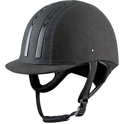 PFIFF 102539 E01-MZ Casco de equitación, color negro 54 PFIFF 102539 E01-MZ Casco de equitación, color negro 54