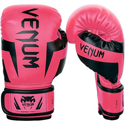 VENUM Elite Guantes de Boxeo para niño, Niño, -03234-017-L, Fluo/Rose, Talla L (Francia. Talla Fabricante: L) VENUM Elite Guantes de Boxeo para niño, Niño, -03234-017-L, Fluo/Rose, Talla L (Francia. Talla Fabricante: L)