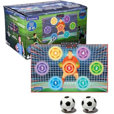 LEXIBOOK , Alfombra de Tiro de fútbol, Detección de Disparos, Alfombra de tiro de fútbol con 7 objetivos luminosos, detección electrónica de disparos y 8 ganchos incluidos. LEXIBOOK , Alfombra de Tiro de fútbol, Detección de Disparos, Alfombra de tiro de fútbol con 7 objetivos luminosos, detección electrónica de disparos y 8 ganchos incluidos.
