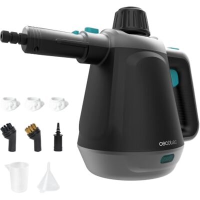 Cecotec Vaporeta de Mano Hydrosteam 1000 Blaze. 1200 W, Alta Presión de 3,5 Bares, Caudal de Vapor de 30 g/min, Depósito de 400 ml, Limpieza y Desinfección Rápida Cecotec Vaporeta de Mano Hydrosteam 1000 Blaze. 1200 W, Alta Presión de 3,5 Bares, Caudal de Vapor de 30 g/min, Depósito de 400 ml, Limpieza y Desinfección Rápida