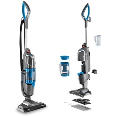 Bissell Vac & Steam, aspiradora y friegasuelos con vapor 2 en 1, multisuperficie, 1600 W, cable de 7,6 m, Bissell Vac & Steam, aspiradora y friegasuelos con vapor 2 en 1, multisuperficie, 1600 W, cable de 7,6 m,