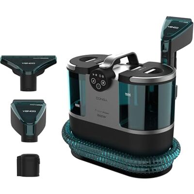 Cecotec Limpiador Aspirador de Tapicerias y Alfombras con Cable Conga 7000 Carpet&Spot Clean Steam Max. 1700W, Vapor, Depósito Agua Limpia 1600ml y Agua Sucia 950ml, Radio de Acción 9m Cecotec Limpiador Aspirador de Tapicerias y Alfombras con Cable Conga 7000 Carpet&Spot Clean Steam Max. 1700W, Vapor, Depósito Agua Limpia 1600ml y Agua Sucia 950ml, Radio de Acción 9m
