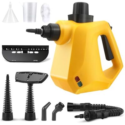 Carehabi Limpiador de Vapor Vaporeta Limpieza Hogar con 9 Accesorios para Eliminar Suciedades y Grasas de Suelos, Ventanas, Cocinas, Baños, Coches Carehabi Limpiador de Vapor Vaporeta Limpieza Hogar con 9 Accesorios para Eliminar Suciedades y Grasas de Suelos, Ventanas, Cocinas, Baños, Coches