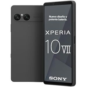 Sony Xperia 10 VII: OLED de 6,1" y 19,5:9 con 120 Hz, batería de 5000 mAh, Objetivo Ultra Gran Angular de 16 mm, Audio de 3,5 mm, Android 15, IP65/68, Doble SIM híbrida, Negro Carbón Sony Xperia 10 VII: OLED de 6,1" y 19,5:9 con 120 Hz, batería de 5000 mAh, Objetivo Ultra Gran Angular de 16 mm, Audio de 3,5 mm, Android 15, IP65/68, Doble SIM híbrida, Negro Carbón