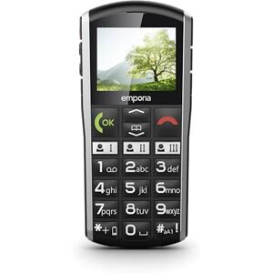 Emporia Simplicity Teléfono móvil para Personas Mayores, sin Contrato, con botón de Emergencia, Pantalla de 2 Pulgadas, Color Negro Emporia Simplicity Teléfono móvil para Personas Mayores, sin Contrato, con botón de Emergencia, Pantalla de 2 Pulgadas, Color Negro
