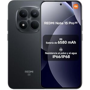 Xiaomi REDMI Note 15 Pro 5G Smartphone de 8+256GB, Pantalla de 6,83" 1.5K AMOLED, MediaTek Dimensity 7400-Ultra, cámara de 200MP, batería de 6580 mAh, Cargador no Incluido, Negro (Versión ES) Xiaomi REDMI Note 15 Pro 5G Smartphone de 8+256GB, Pantalla de 6,83" 1.5K AMOLED, MediaTek Dimensity 7400-Ultra, cámara de 200MP, batería de 6580 mAh, Cargador no Incluido, Negro (Versión ES)