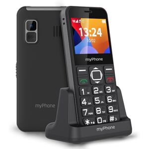 MP myPhone myPhone Halo 3 teléfono móvil para Mayores, Teclas Grandes, Pantalla Clara, botón SOS, Color Negro MP myPhone myPhone Halo 3 teléfono móvil para Mayores, Teclas Grandes, Pantalla Clara, botón SOS, Color Negro