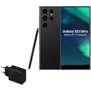 Samsung Galaxy S23 Ultra, 1TB + Cargador de 45W Smartphone Android con IA, Teléfono Móvil Desbloqueado, Color Negro (Versión Española) Samsung Galaxy S23 Ultra, 1TB + Cargador de 45W Smartphone Android con IA, Teléfono Móvil Desbloqueado, Color Negro (Versión Española)