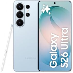 Samsung Galaxy S26 Ultra, 1TB, Smartphone con Galaxy AI, Cámara 200MP, 16GB RAM, Batería 5000mAh, Garantía del Fabricante 3 Años+1 Año Extra, Color Azul Cielo (Versión Española) Samsung Galaxy S26 Ultra, 1TB, Smartphone con Galaxy AI, Cámara 200MP, 16GB RAM, Batería 5000mAh, Garantía del Fabricante 3 Años+1 Año Extra, Color Azul Cielo (Versión Española)
