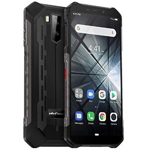 Ulefone teléfono moviles Resistentes(2019), Ulefone Armor X3 con Modo Submarino, Android 9.0 5.5 ”IP68 Impermeable móvil Trabajo, Dual SIM, 2GB + 32GB, 5000mAh Batería, Desbloqueo Facial GPS Negro