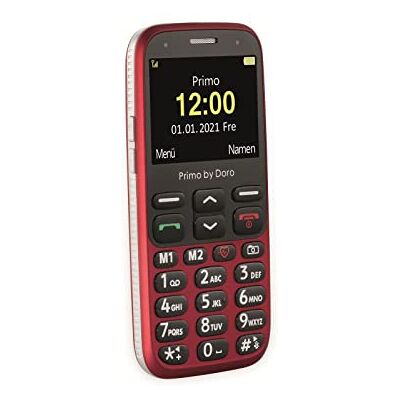 Doro Primo 368 by gsm 360086 Teléfono móvil gsm con Pantalla a Color, Sensor de caída, Linterna, Radio FM, Calendario, Incluye estación de Carga de Mesa, Color Rojo Doro Primo 368 by gsm 360086 Teléfono móvil gsm con Pantalla a Color, Sensor de caída, Linterna, Radio FM, Calendario, Incluye estación de Carga de Mesa, Color Rojo