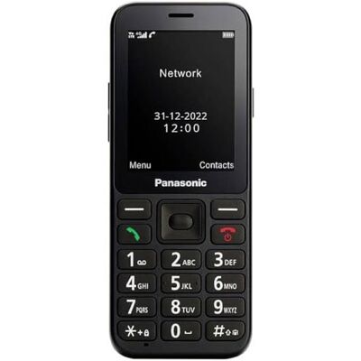 Panasonic KX-TU250EXB 4G Essentials Teléfono móvil, botón de Llamada de Emergencia SOS, función Manos Libres, Pantalla Grande Panasonic KX-TU250EXB 4G Essentials Teléfono móvil, botón de Llamada de Emergencia SOS, función Manos Libres, Pantalla Grande