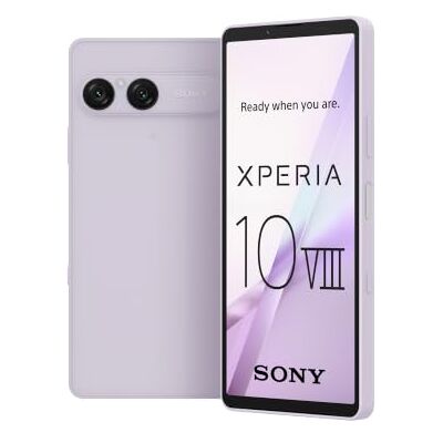 Sony Xperia 10 VIII Smartphone Ligero con una Gran autonomía Pantalla OLED de 6,1" a 120 Hz, cámara de 16/24/48 mm, conector de 3,5 mm, IA, doble SIM híbrida,Lila brumosa Sony Xperia 10 VIII Smartphone Ligero con una Gran autonomía Pantalla OLED de 6,1" a 120 Hz, cámara de 16/24/48 mm, conector de 3,5 mm, IA, doble SIM híbrida,Lila brumosa