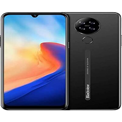Blackview A80 Android 10 Teléfono Móvil 4G, Pantalla HD + 6.21 Pulgadas, Cuatro Cámaras Traseras, Quad Core 2GB + 16GB, Batería 4200mAh, 8.8 mm Diseño Elegante y Delgado, Dual SIM Smartphone Negro Blackview A80 Android 10 Teléfono Móvil 4G, Pantalla HD + 6.21 Pulgadas, Cuatro Cámaras Traseras, Quad Core 2GB + 16GB, Batería 4200mAh, 8.8 mm Diseño Elegante y Delgado, Dual SIM Smartphone Negro