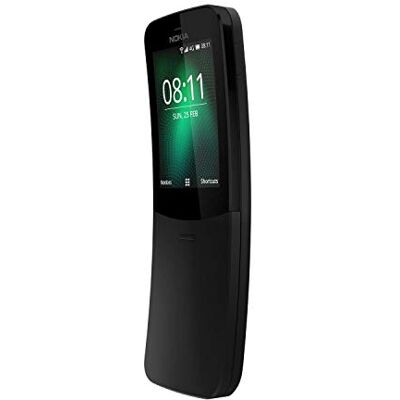 Nokia 8110 4G 2.45" 4G 0.5GB 1500mAh Negro Smartphone (6,22 cm (2.45"), 320 x 240 Pixeles, 0,5 GB, 2 MP, KaiOS, 1 ranura SIM, Negro) Nokia 8110 4G 2.45" 4G 0.5GB 1500mAh Negro Smartphone (6,22 cm (2.45"), 320 x 240 Pixeles, 0,5 GB, 2 MP, KaiOS, 1 ranura SIM, Negro)