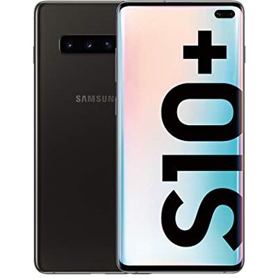 Samsung Galaxy S10+, Smartphone de 6.4" QHD+ Curved Dynamic Amoled, 16 Mp, Exynos 9820, Wireless & Fast & Reverse Charging, Android, 128 GB, Negro Cerámico Samsung Galaxy S10+, Smartphone de 6.4" QHD+ Curved Dynamic Amoled, 16 Mp, Exynos 9820, Wireless & Fast & Reverse Charging, Android, 128 GB, Negro Cerámico