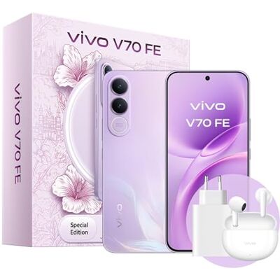 vivo V70 FE 5G 8+256GB Cámara 200MP OIS Pantalla 1,5K 7000mAh IP68 IP69 vivo V70 FE 5G 8+256GB Cámara 200MP OIS Pantalla 1,5K 7000mAh IP68 IP69