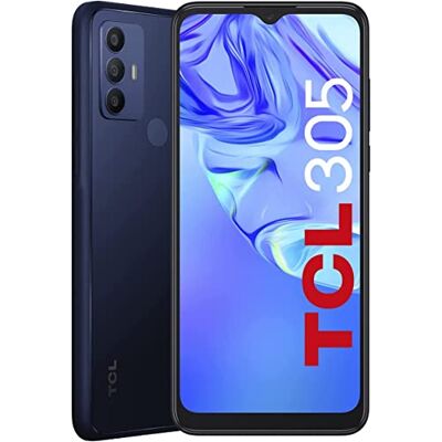 TCL 305 Smartphone 64GB, 2GB RAM, Dual Sim, Atlantic Blue TCL 305 Smartphone 64GB, 2GB RAM, Dual Sim, Atlantic Blue