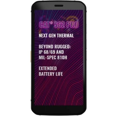 CAT erpillar S62 Pro Smartphone 128GB, 6GB RAM, Dual Sim, Black CAT erpillar S62 Pro Smartphone 128GB, 6GB RAM, Dual Sim, Black