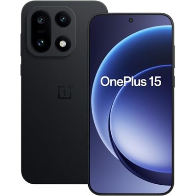 OnePlus 15 Smartphone con Tri-Chip AI, Snapdragon 8Elite Gen5, Pantalla de 6,78" a 165Hz, batería de 7300mAh y Triple cámara de 50MP, 12GB RAM+256GB ROM, Negro Infinito – Garantía extendida de 3 años OnePlus 15 Smartphone con Tri-Chip AI, Snapdragon 8Elite Gen5, Pantalla de 6,78" a 165Hz, batería de 7300mAh y Triple cámara de 50MP, 12GB RAM+256GB ROM, Negro Infinito – Garantía extendida de 3 años
