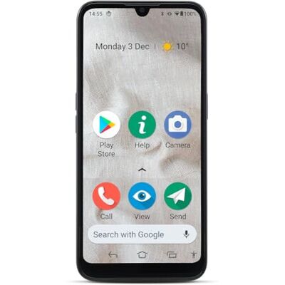 Doro 8100 4G Smartphone desbloqueado para personas mayores, teléfono móvil fácil, triple cámara de 13 MP, teléfono Android resistente al agua, pantalla HD de 6.1 pulgadas, botón de asistencia con GPS Doro 8100 4G Smartphone desbloqueado para personas mayores, teléfono móvil fácil, triple cámara de 13 MP, teléfono Android resistente al agua, pantalla HD de 6.1 pulgadas, botón de asistencia con GPS