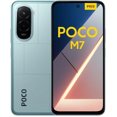 Xiaomi POCO M7 Smartphone de 8+256GB, Cámara Dual de 50MP con AI, Pantalla inmersiva de 6,9” FHD+, Snapdragon 685, Carga rápida de 33W y Reversible de 18W, Cargador no Incluido, Azul (Versión ES) Xiaomi POCO M7 Smartphone de 8+256GB, Cámara Dual de 50MP con AI, Pantalla inmersiva de 6,9” FHD+, Snapdragon 685, Carga rápida de 33W y Reversible de 18W, Cargador no Incluido, Azul (Versión ES)