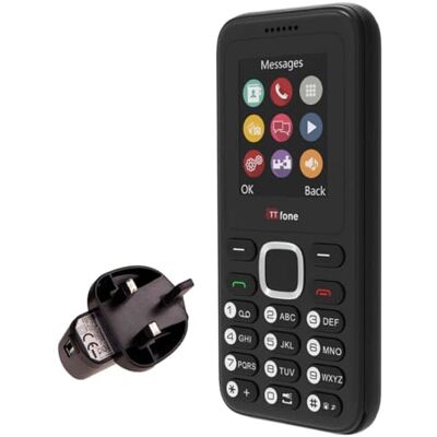 TTfone TT150 Teléfono móvil básico desbloqueado del Reino Unido sin SIM con Bluetooth, batería de larga duración, doble SIM con cámara y juegos, fácil de usar, duradero y ligero, paga sobre la TTfone TT150 Teléfono móvil básico desbloqueado del Reino Unido sin SIM con Bluetooth, batería de larga duración, doble SIM con cámara y juegos, fácil de usar, duradero y ligero, paga sobre la