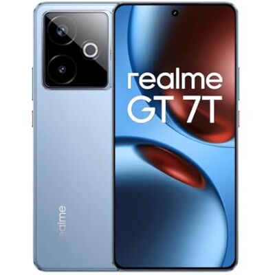 realme GT 7T 5G Smartphone,12+256GB, Batería de 7000 mAh,Carga de 120W,Procesador Dimensity 8400-MAX,IMX896 50MP Cámara,AI Planner,Pantalla Pro-Esports de 6000 nits120Hz,IP69,Azul, EU Version realme GT 7T 5G Smartphone,12+256GB, Batería de 7000 mAh,Carga de 120W,Procesador Dimensity 8400-MAX,IMX896 50MP Cámara,AI Planner,Pantalla Pro-Esports de 6000 nits120Hz,IP69,Azul, EU Version