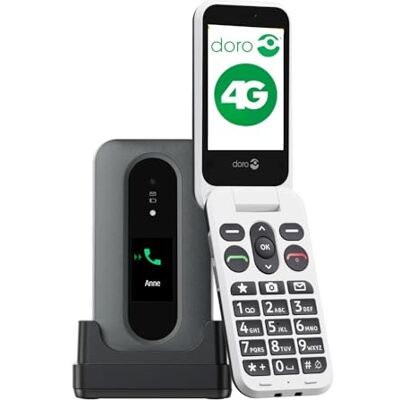 Doro Telefono movil leva l30 2.8pulgadas 4g grafito blanco Doro Telefono movil leva l30 2.8pulgadas 4g grafito blanco