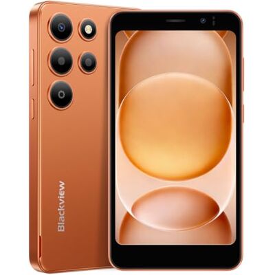 Blackview Wave 2C Telefono Movil Baratos Buenos Android 16, 12GB+32GB/1TB, 5.0" HD Mini Móvil, 4G Dual SIM Smartphone Libres Oferta, 3.5mm/Face ID/3 Ranuras para SIM,3 Años de Garantía, Naranja Blackview Wave 2C Telefono Movil Baratos Buenos Android 16, 12GB+32GB/1TB, 5.0" HD Mini Móvil, 4G Dual SIM Smartphone Libres Oferta, 3.5mm/Face ID/3 Ranuras para SIM,3 Años de Garantía, Naranja