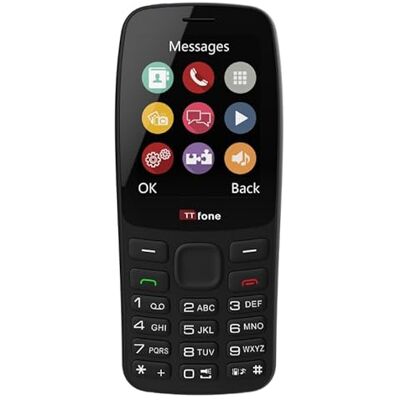 TTfone TT175 Teléfono móvil de 2.4 Pulgadas sin Sim Dual Sim Basic Simple Feature Desbloqueado con cámara, antorcha, Juegos Multimedia y Bluetooth, Paga por lo Que vayas (O2, con crédito de £0 TTfone TT175 Teléfono móvil de 2.4 Pulgadas sin Sim Dual Sim Basic Simple Feature Desbloqueado con cámara, antorcha, Juegos Multimedia y Bluetooth, Paga por lo Que vayas (O2, con crédito de £0