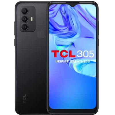 TCL 305 Smartphone Libre 6.52" Pantalla HD+, 32GB ROM + 2GB RAM, Batería 5000mAh, USB Tipo C TCL 305 Smartphone Libre 6.52" Pantalla HD+, 32GB ROM + 2GB RAM, Batería 5000mAh, USB Tipo C