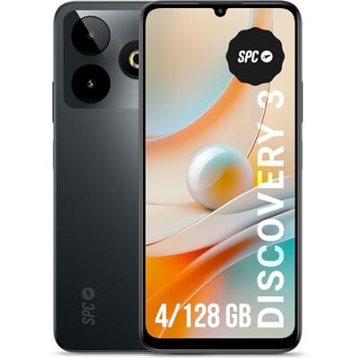 SPC Discovery 3 Smartphone 6,8” IPS 120Hz 128GB Memoria Interna y 4GB RAM 50MP Dual CAM AI NFC y Biometría Android 14 Batería 5000mAh con Carga rápida – Color Dark Matter SPC Discovery 3 Smartphone 6,8” IPS 120Hz 128GB Memoria Interna y 4GB RAM 50MP Dual CAM AI NFC y Biometría Android 14 Batería 5000mAh con Carga rápida – Color Dark Matter