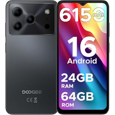 Doogee Note56 Android 16 Telefono Movil Libres, 6150mAh 24GB+ 64GB/2TB Smartphone, Octa Core Telefonos Moviles HD+ 6,56" Teléfono Móvil, Dual SIM/Face ID/GPS/OTG/Widevine L1 Doogee Note56 Android 16 Telefono Movil Libres, 6150mAh 24GB+ 64GB/2TB Smartphone, Octa Core Telefonos Moviles HD+ 6,56" Teléfono Móvil, Dual SIM/Face ID/GPS/OTG/Widevine L1