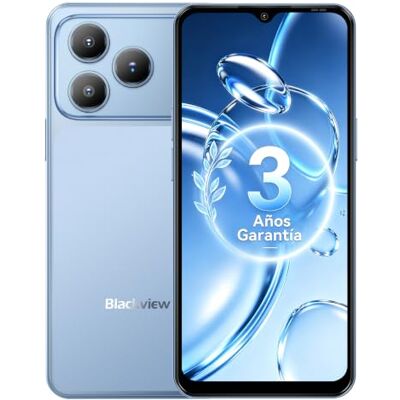Blackview Telefono Movil Baratos Buenos Android 16, 16+64GB/2TB TF Celulares, 32MP+13MP, 6.56", Smartphone Libres Oferta 5000mAh/3.5mm/WiFi 5G/Face ID/3 Ranuras para SIM,3 Años de Garantía Blackview Telefono Movil Baratos Buenos Android 16, 16+64GB/2TB TF Celulares, 32MP+13MP, 6.56", Smartphone Libres Oferta 5000mAh/3.5mm/WiFi 5G/Face ID/3 Ranuras para SIM,3 Años de Garantía