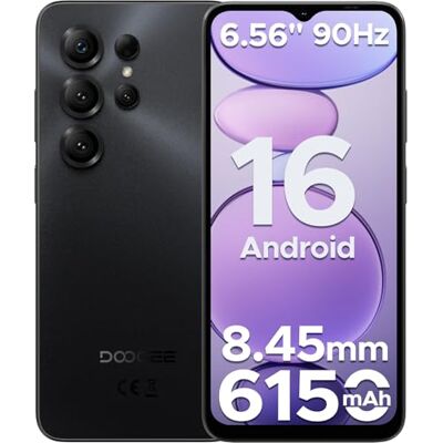 Doogee Note56 X Android 16 Telefono Movil Libres, 6150mAh 24GB+ 64GB/2TB Smartphone, Octa Core Telefonos Moviles HD+ 6,56", Cámara 8MP Teléfono Móvil, Dual SIM/Face ID/GPS/OTG/Widevine L1 Doogee Note56 X Android 16 Telefono Movil Libres, 6150mAh 24GB+ 64GB/2TB Smartphone, Octa Core Telefonos Moviles HD+ 6,56", Cámara 8MP Teléfono Móvil, Dual SIM/Face ID/GPS/OTG/Widevine L1